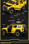 1:24 TANK 300 Border Edition Sound and Light Rebound Shock Absorber Alloy car Model, boy model car TANK, export to the Middle East, Jeep, off-road vehicle, cross-border special, Great Wall Wei Pai, domestic new energy vehicle, best-selling border style Specification image